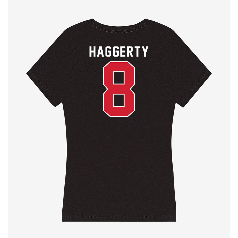 Fairfield - NCAA Women's Lacrosse : Kelly Haggerty - Women's V-Neck T-Shirt-1