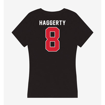 Fairfield - NCAA Women's Lacrosse : Kelly Haggerty - Women's V-Neck T-Shirt-1