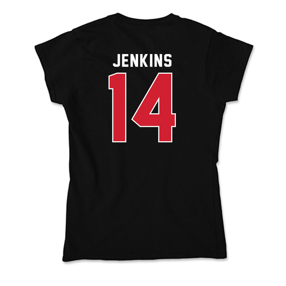 Fairfield - NCAA Men's Basketball : Kyle Jenkins - Soft Style Women’s T-Shirt-1