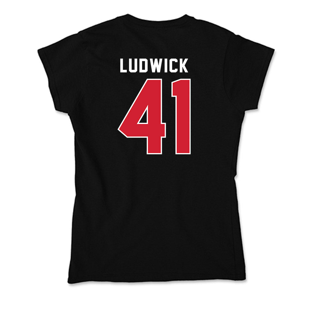 Fairfield - NCAA Baseball : Eric Ludwick - Soft Style Women’s T-Shirt-1