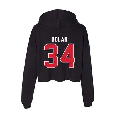 Fairfield - NCAA Men's Lacrosse : Kevin Dolan - Women's Crop Fleece Hoodie-1