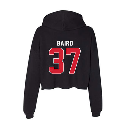 Fairfield - NCAA Baseball : Noah Baird - Women's Crop Fleece Hoodie-1