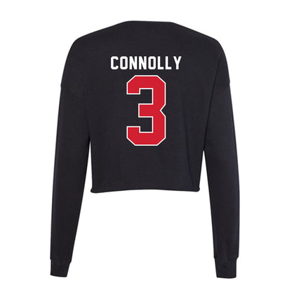 Fairfield - NCAA Men's Lacrosse : Thomas Connolly - Women's Cropped Crew Fleece-1