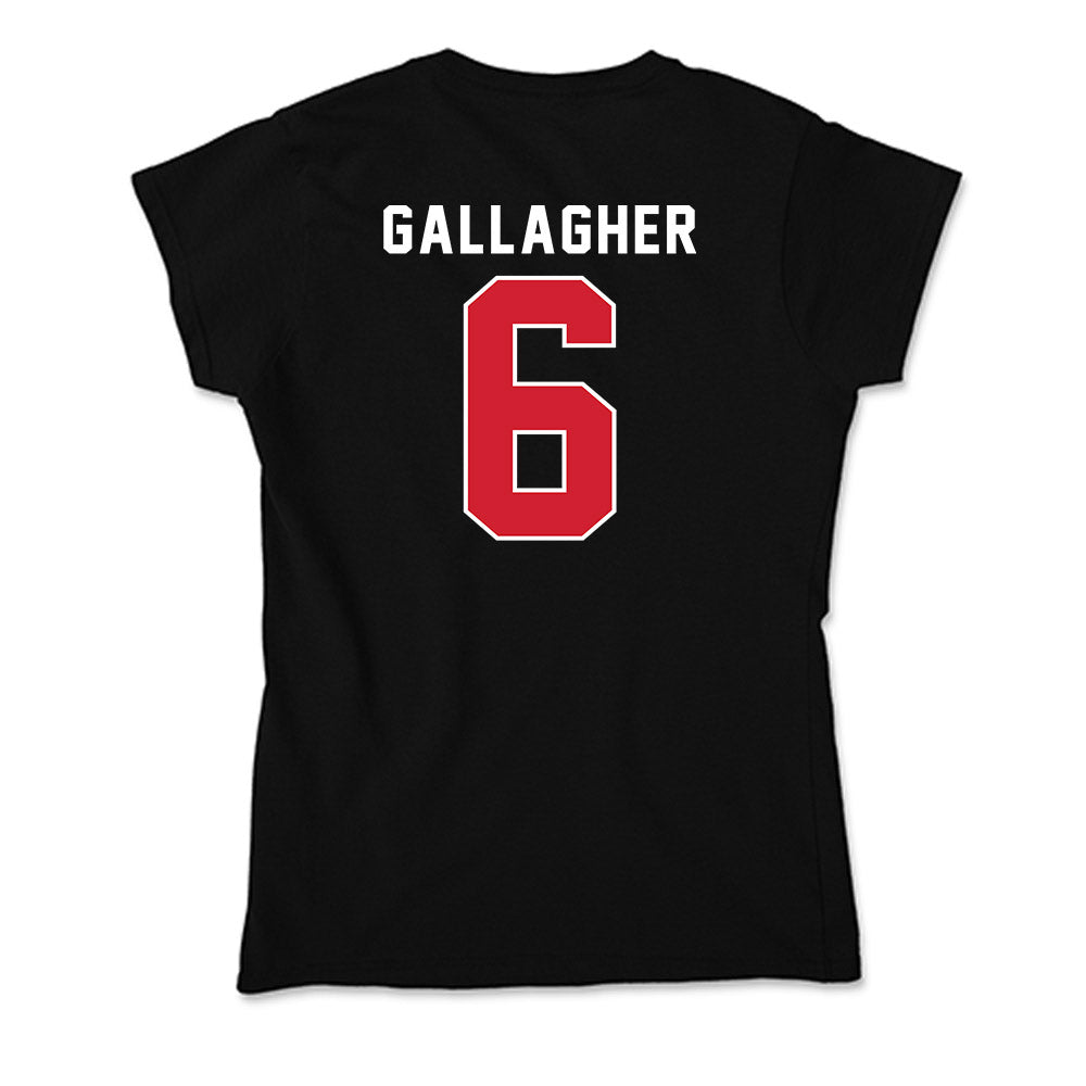 Fairfield - NCAA Men's Lacrosse : Brendan Gallagher - Soft Style Women’s T-Shirt-1