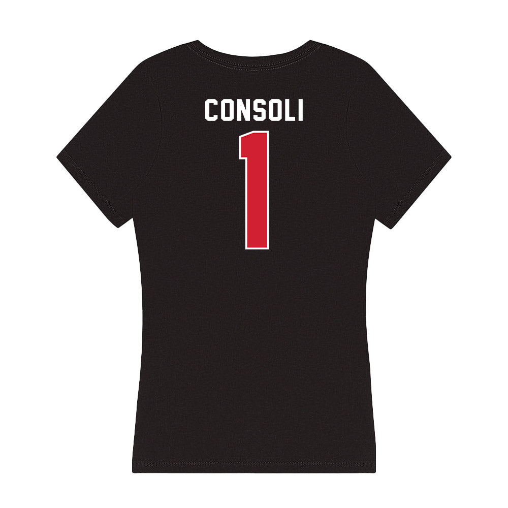 Fairfield - NCAA Men's Lacrosse : Will Consoli - Women's V-Neck T-Shirt-1