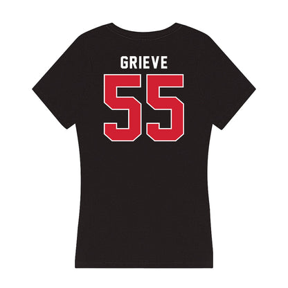 Fairfield - NCAA Men's Lacrosse : Jimmy Grieve - Women's V-Neck T-Shirt-1