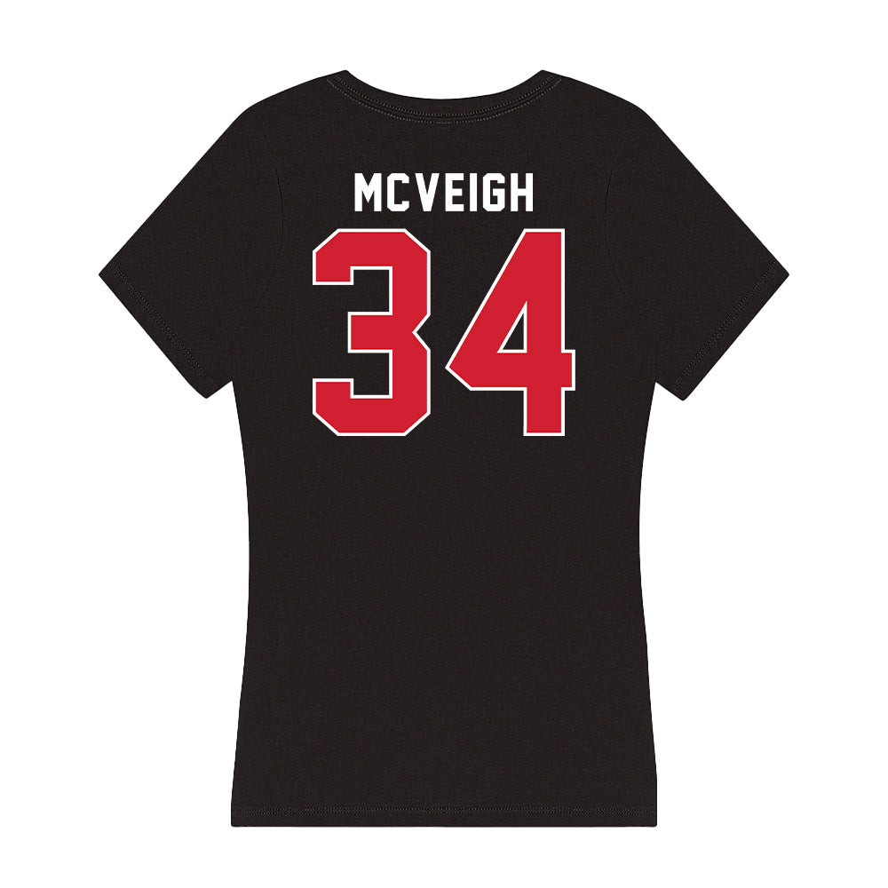 Fairfield - NCAA Baseball : Colin Mcveigh - Women's V-Neck T-Shirt-1