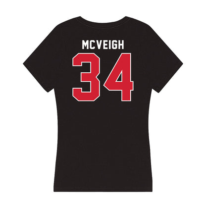 Fairfield - NCAA Baseball : Colin Mcveigh - Women's V-Neck T-Shirt-1