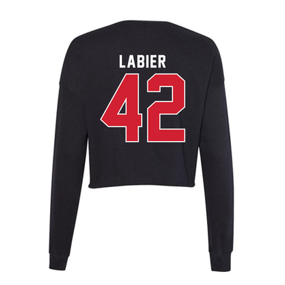 Fairfield - NCAA Women's Lacrosse : Samantha LaBier - Women's Cropped Crew Fleece-1