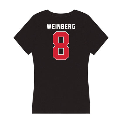 Fairfield - NCAA Softball : Alyssa Weinberg - Women's V-Neck T-Shirt-1