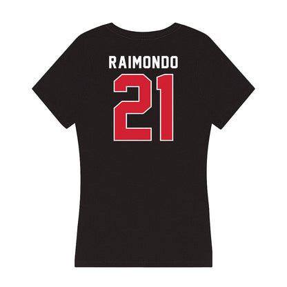 Fairfield - NCAA Men's Soccer : Daniel Raimondo - Women's V-Neck T-Shirt-1