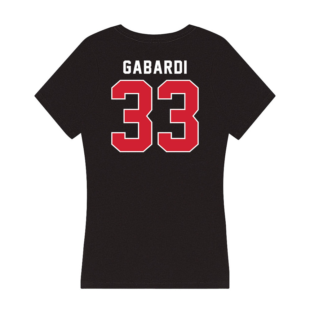 Fairfield - NCAA Baseball : Dom Gabardi - Women's V-Neck T-Shirt-1