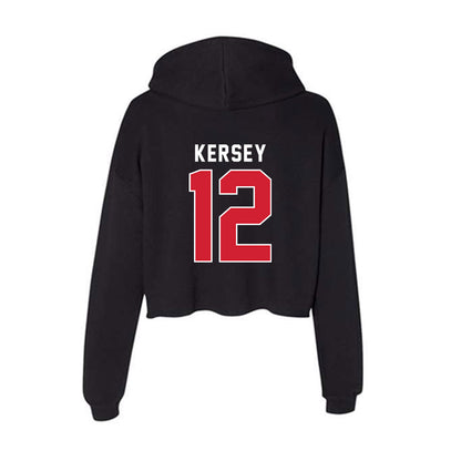 Fairfield - NCAA Women's Soccer : Sam Kersey - Women's Crop Fleece Hoodie-1