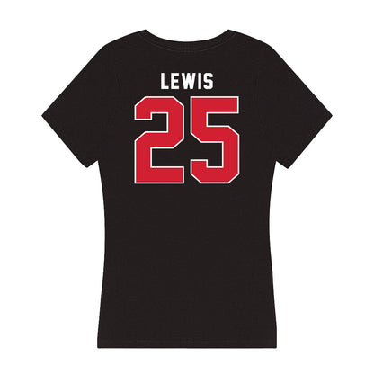 Fairfield - NCAA Men's Lacrosse : Jonathan Lewis - Women's V-Neck T-Shirt-1