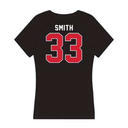 Fairfield - NCAA Men's Basketball : Peyton Smith - Women's V-Neck T-Shirt-1