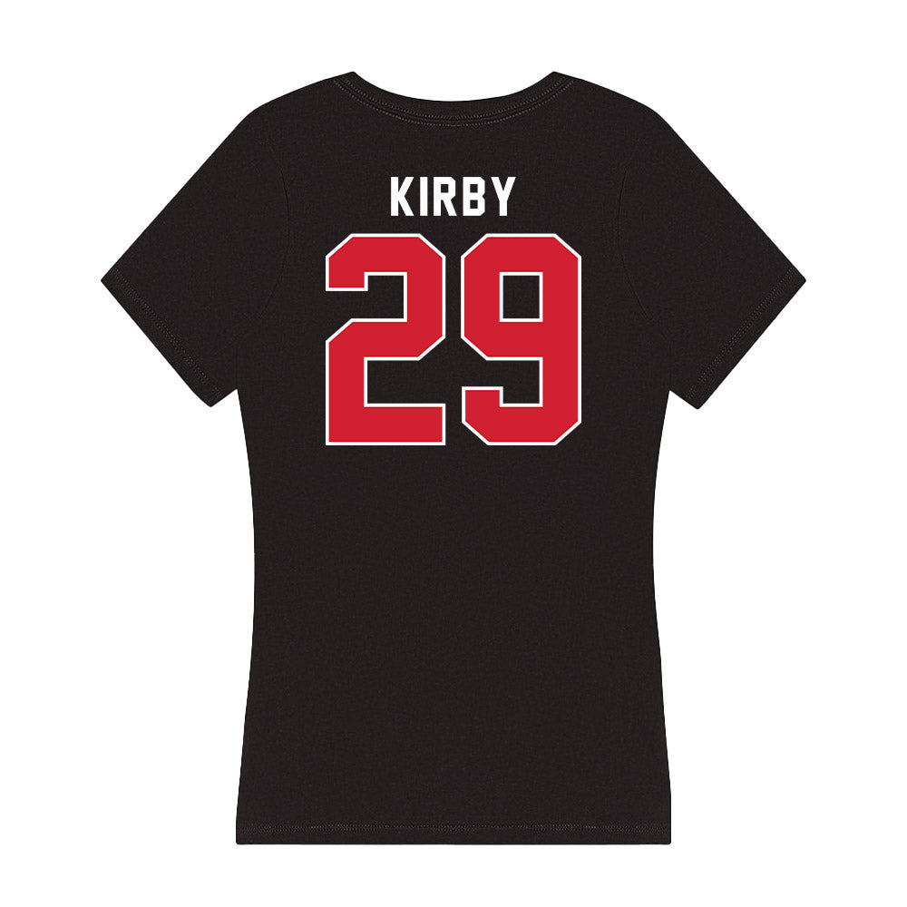 Fairfield - NCAA Women's Soccer : Allie Kirby - Women's V-Neck T-Shirt-1