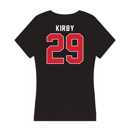 Fairfield - NCAA Women's Soccer : Allie Kirby - Women's V-Neck T-Shirt-1