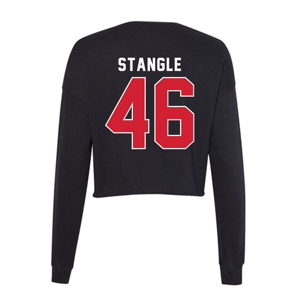 Fairfield - NCAA Men's Lacrosse : Brady Stangle - Women's Cropped Crew Fleece-1