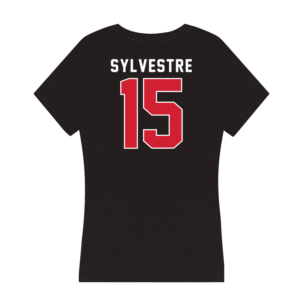 Fairfield - NCAA Softball : Morgan Sylvestre - Women's V-Neck T-Shirt-1