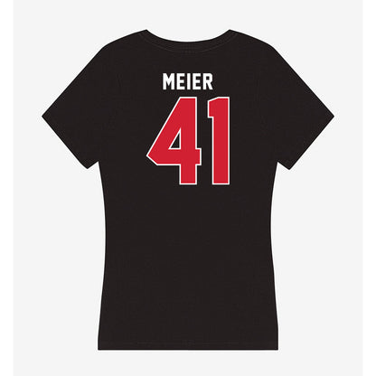 Fairfield - NCAA Men's Lacrosse : Alex Meier - Women's V-Neck T-Shirt-1