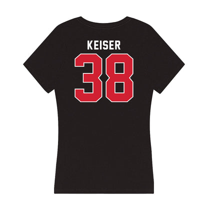 Fairfield - NCAA Men's Lacrosse : Evan Keiser - Women's V-Neck T-Shirt-1