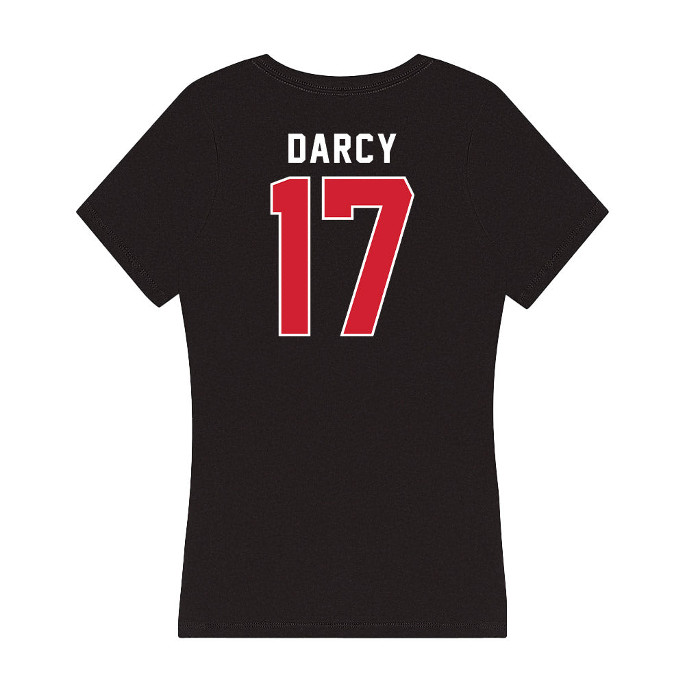 Fairfield - NCAA Women's Soccer : Alex Darcy - Women's V-Neck T-Shirt-1