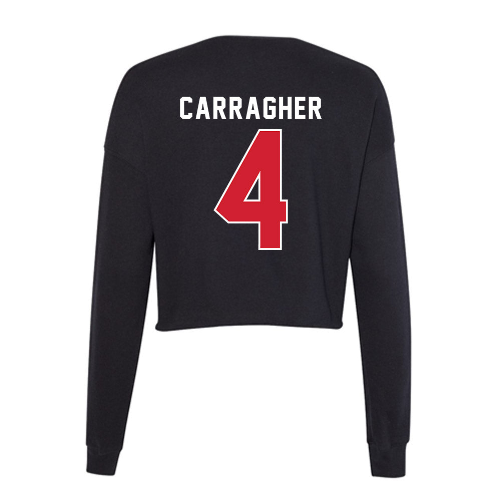 Fairfield - NCAA Women's Soccer : Meghan Carragher - Women's Cropped Crew Fleece-1