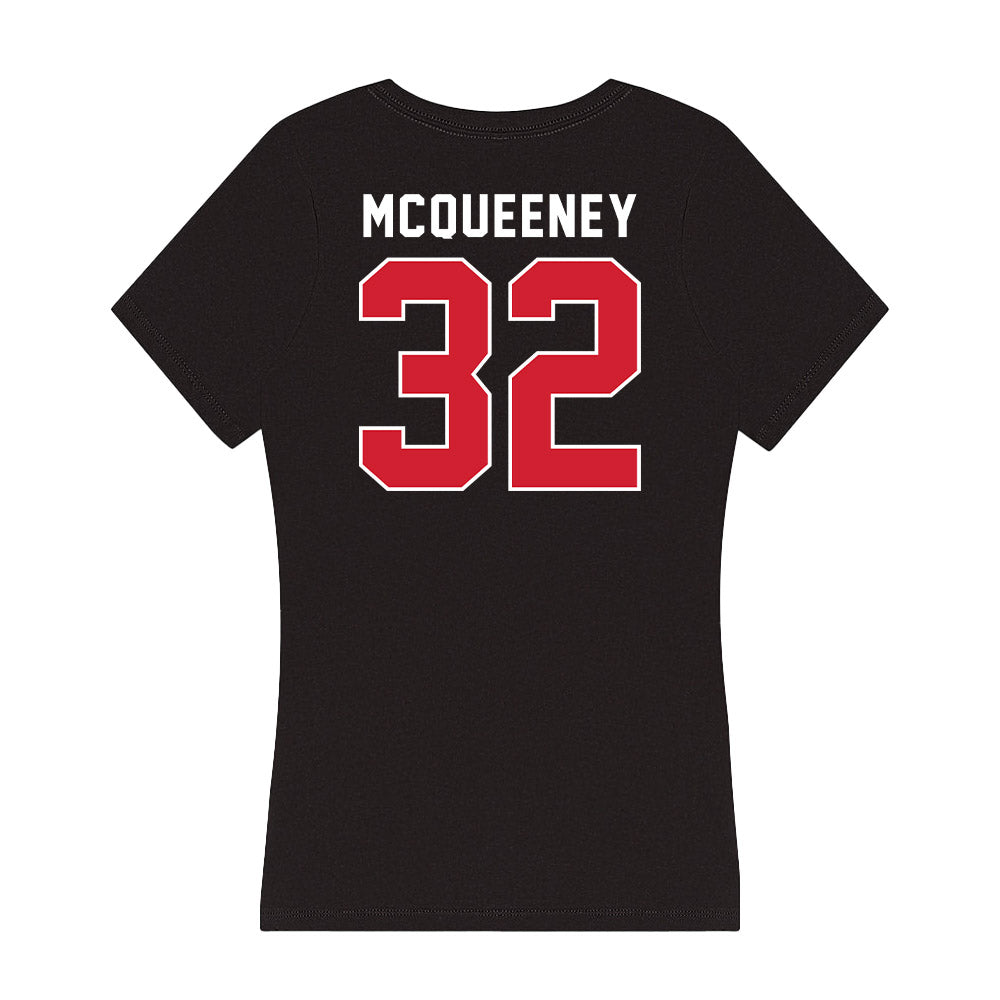 Fairfield - NCAA Women's Soccer : Kaitlyn McQueeney - Women's V-Neck T-Shirt-1