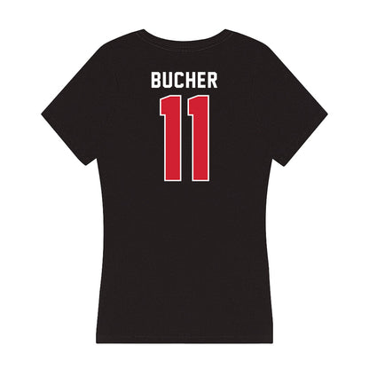 Fairfield - NCAA Women's Lacrosse : Sarah Bucher - Women's V-Neck T-Shirt-1