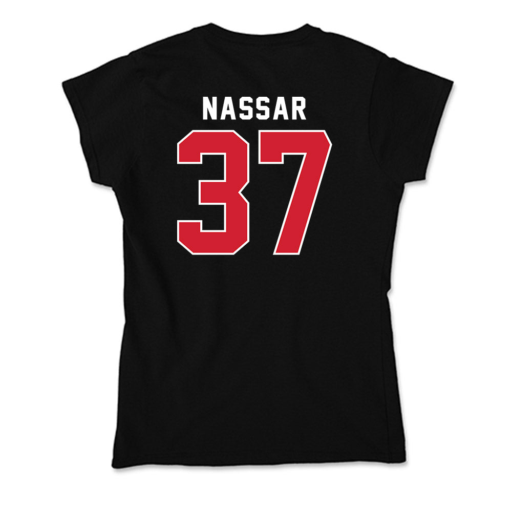 Fairfield - NCAA Men's Lacrosse : Nico Nassar - Soft Style Women’s T-Shirt-1