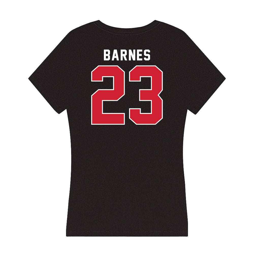 Fairfield - NCAA Women's Lacrosse : Lindsey Barnes - Women's V-Neck T-Shirt-1