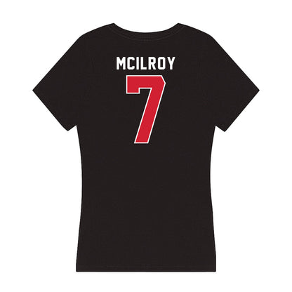 Fairfield - NCAA Baseball : Liam McIlroy - Women's V-Neck T-Shirt-1