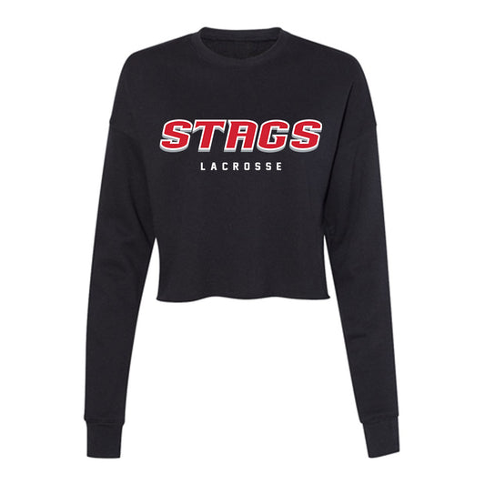 Fairfield - NCAA Men's Lacrosse : Bryce Ford - Women's Cropped Crew Fleece-0