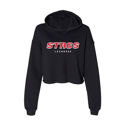 Fairfield - NCAA Women's Lacrosse : Stella Straka - Women's Crop Fleece Hoodie-0