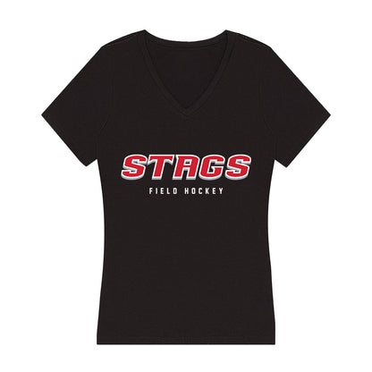 Fairfield - NCAA Women's Field Hockey : Kylie Corcoran - Women's V-Neck T-Shirt-0