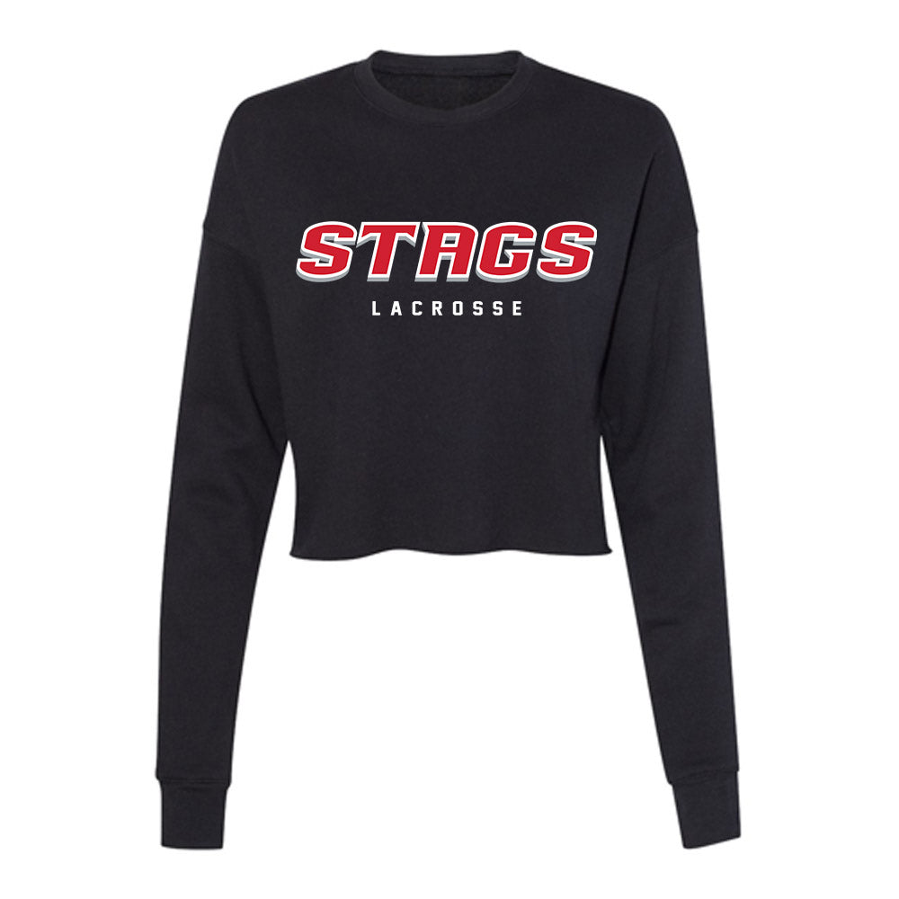Fairfield - NCAA Men's Lacrosse : Maximilian Murray - Women's Cropped Crew Fleece-0