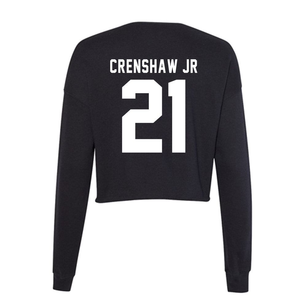 Delaware - NCAA Football : Anthony Crenshaw Jr - Women's Cropped Crew Fleece-1