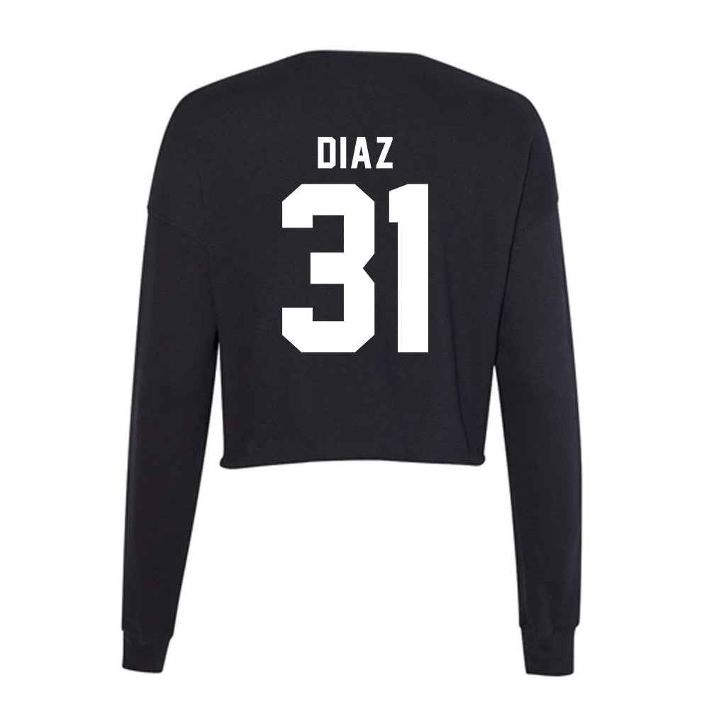 Delaware - NCAA Baseball : Josearmando Diaz - Women's Cropped Crew Fleece-1