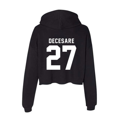 Delaware - NCAA Baseball : Anthony DeCesare - Women's Crop Fleece Hoodie-1