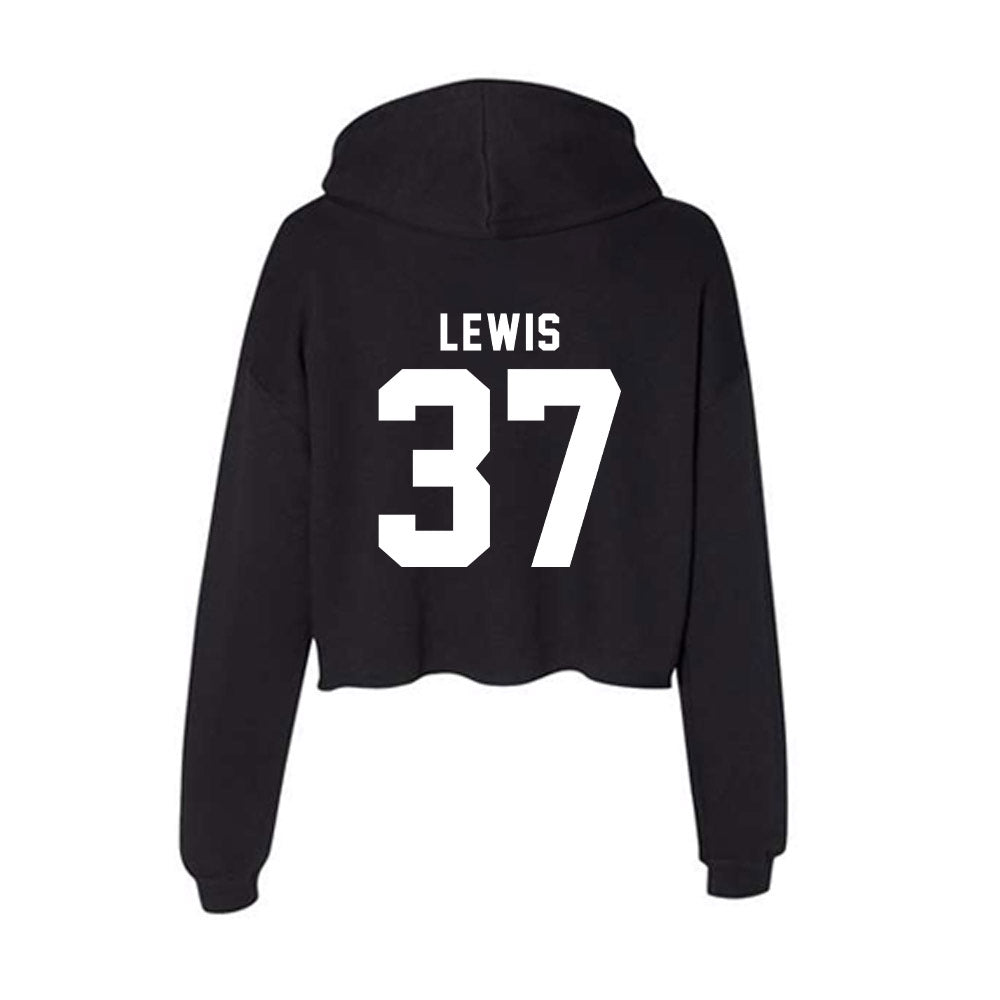 Delaware - NCAA Baseball : Evan Lewis - Women's Crop Fleece Hoodie-1