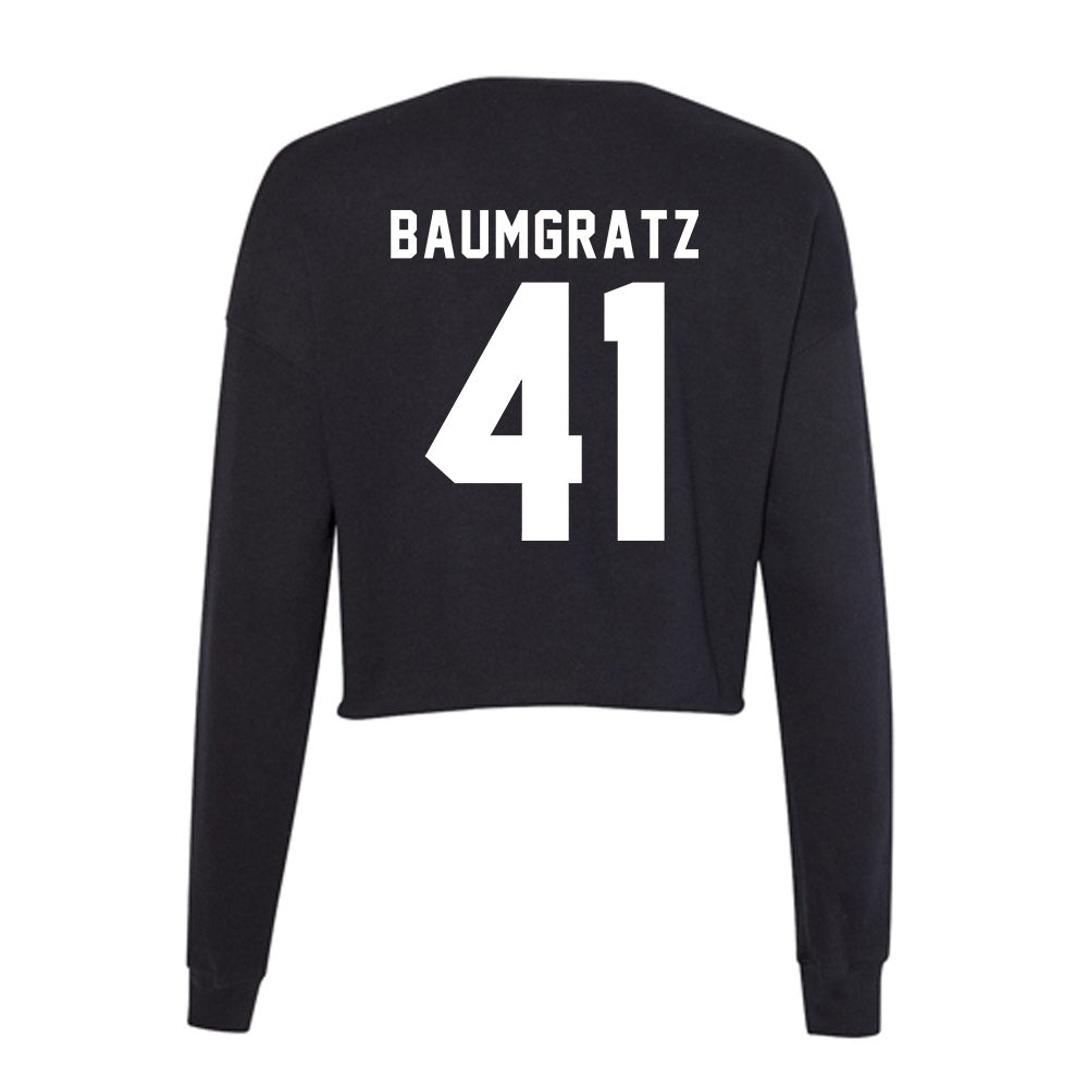 Delaware - NCAA Women's Lacrosse : Molly Baumgratz - Women's Cropped Crew Fleece-1