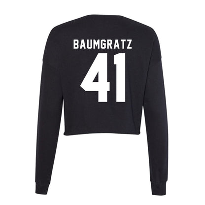 Delaware - NCAA Women's Lacrosse : Molly Baumgratz - Women's Cropped Crew Fleece-1