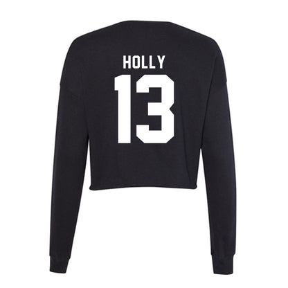 Delaware - NCAA Women's Volleyball : Taylor Holly - Women's Cropped Crew Fleece-1