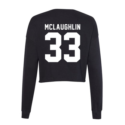 Delaware - NCAA Baseball : Ryan McLaughlin - Women's Cropped Crew Fleece-1