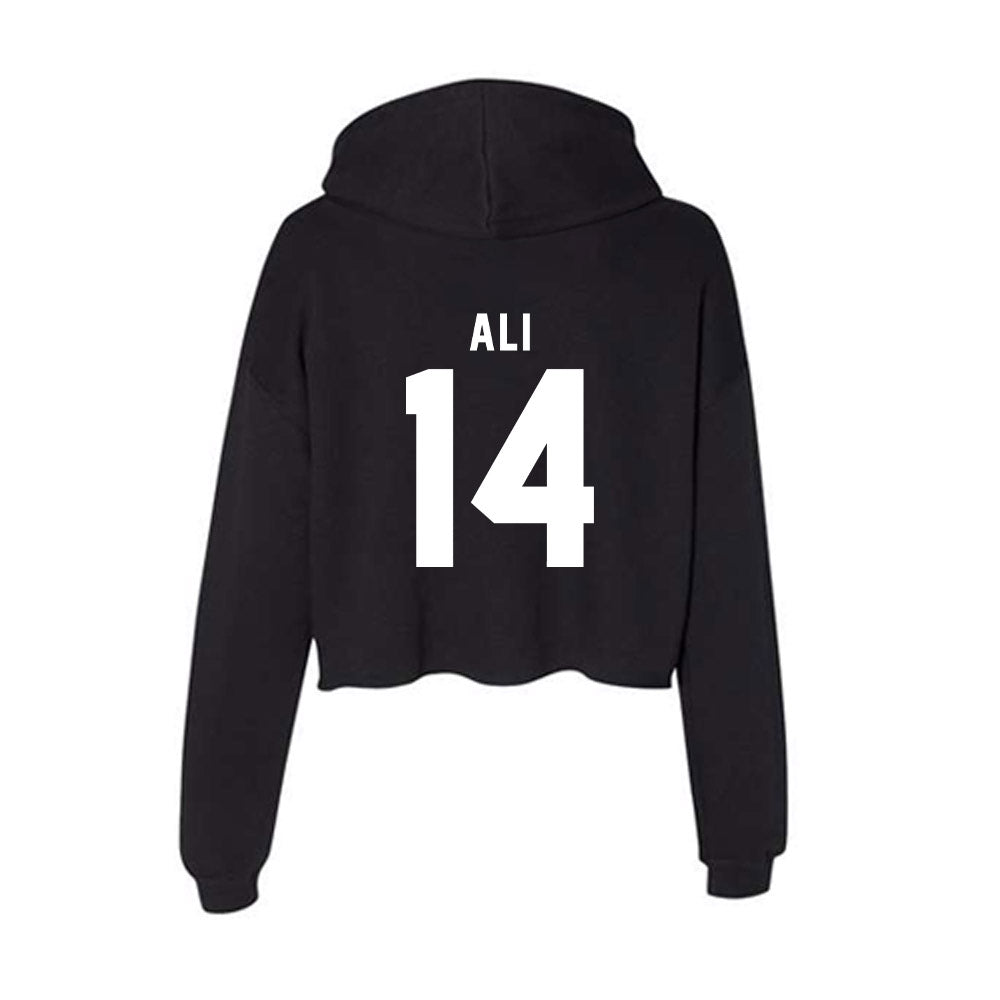 Delaware - NCAA Football : Kahlil Ali - Women's Crop Fleece Hoodie-1