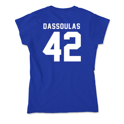 Delaware - NCAA Women's Lacrosse : Ellie Dassoulas - Soft Style Women’s T-Shirt-1