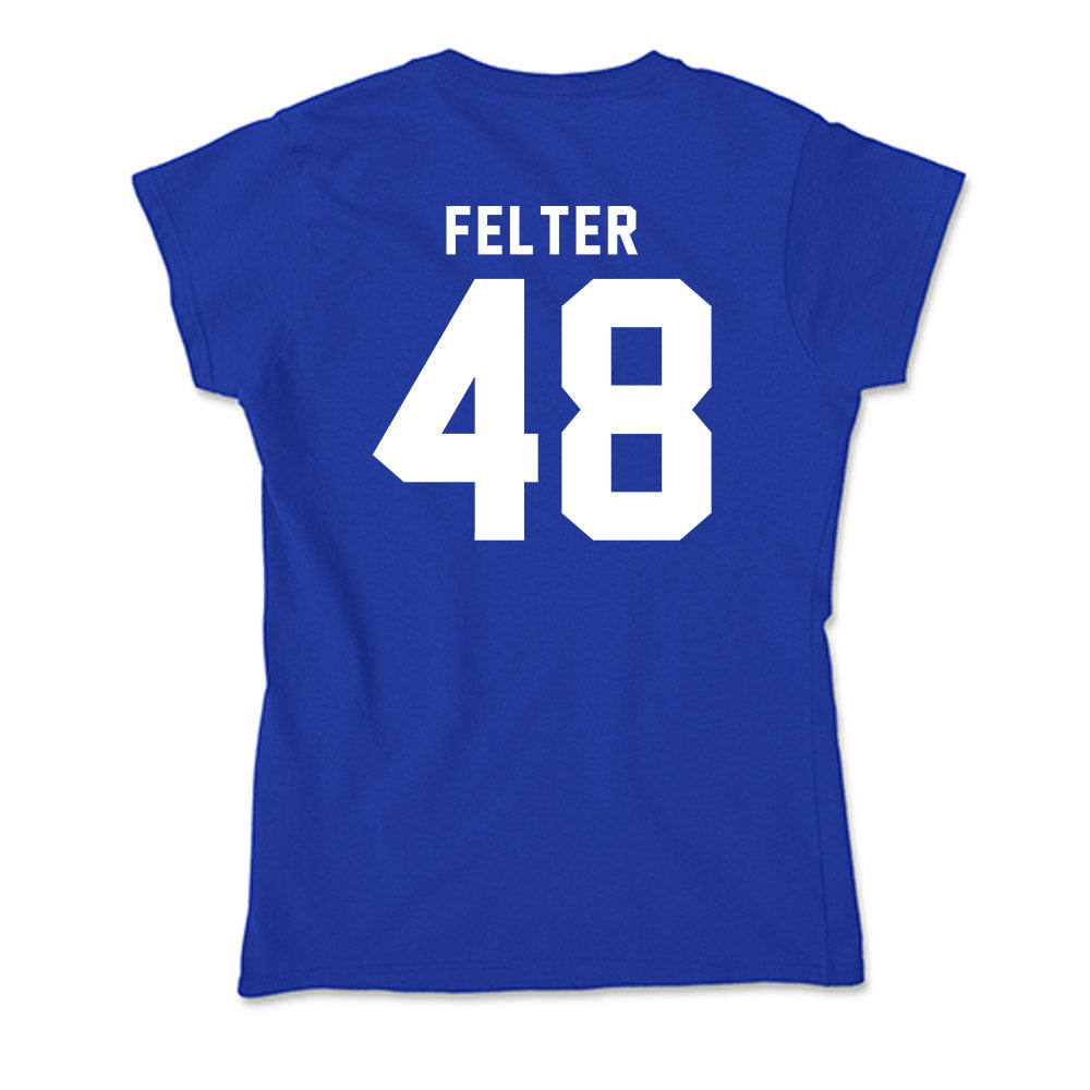 Delaware - NCAA Men's Lacrosse : Casey Felter - Soft Style Women’s T-Shirt-1