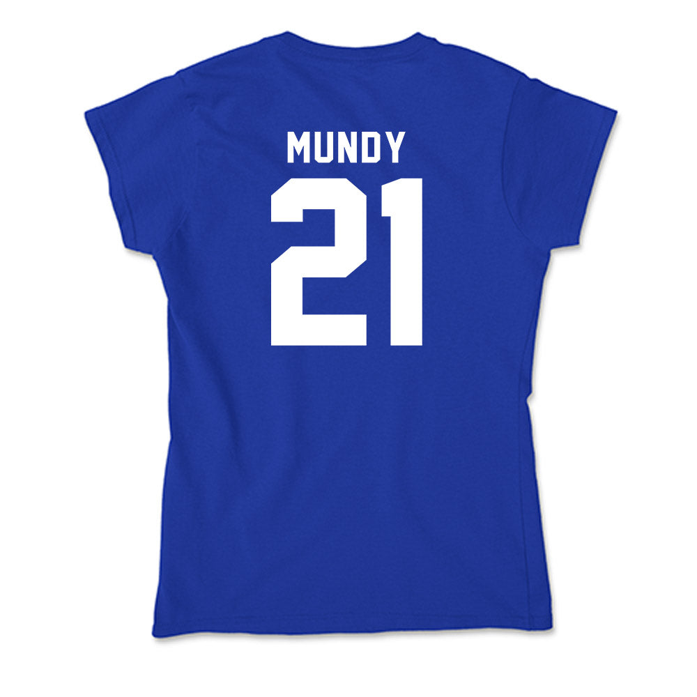 Delaware - NCAA Women's Soccer : ryan mundy - Soft Style Women’s T-Shirt-1