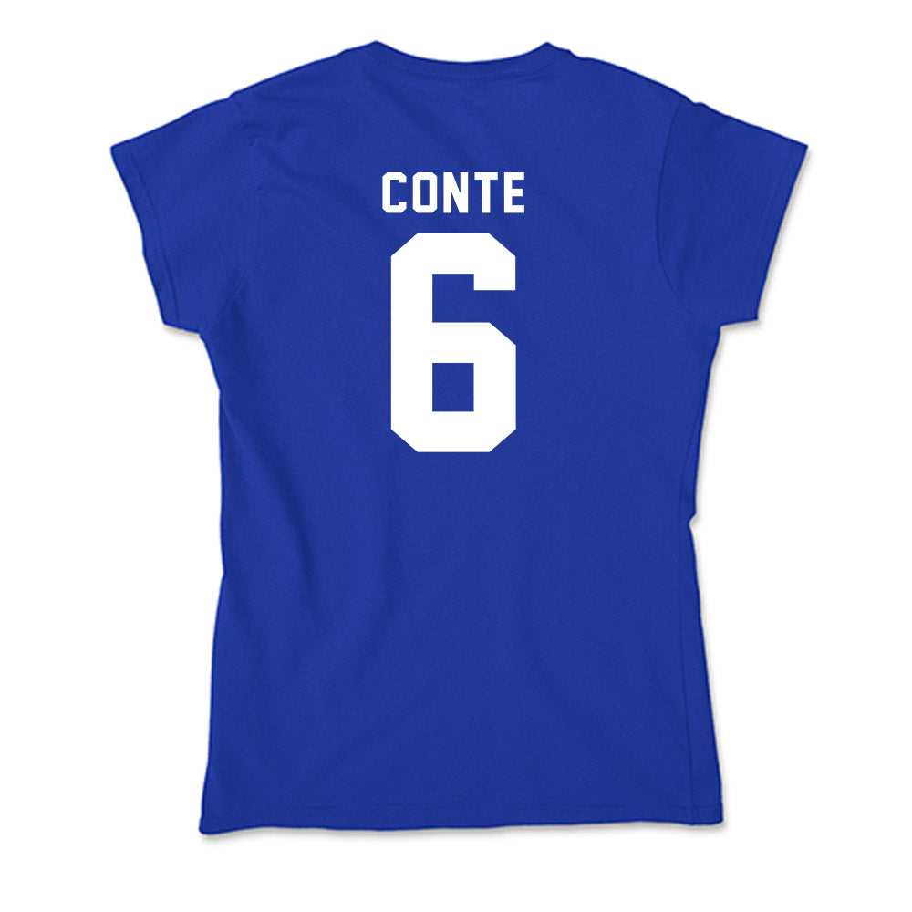 Delaware - NCAA Men's Lacrosse : Scott Conte - Soft Style Women’s T-Shirt-1