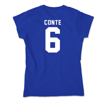 Delaware - NCAA Men's Lacrosse : Scott Conte - Soft Style Women’s T-Shirt-1